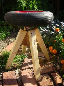 tabouret pneu