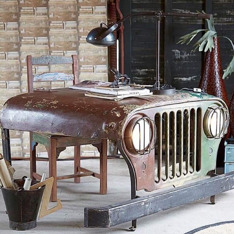 Calandre Jeep recyclée